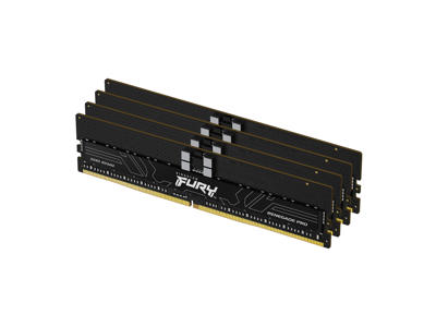 Kingston Technology FURY 128GB 6000MT/s DDR5 ECC Reg CL32 DIMM (sæt med 4) Renegade Pro XMP