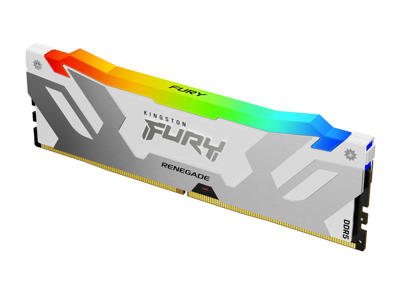 Kingston Technology FURY 16 GB 8000 MT/s DDR5 CL38 DIMM Renegade RGB, hvid XMP