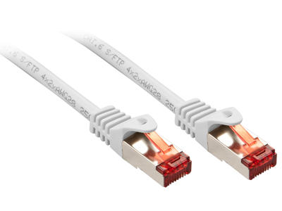 Lindy Cat.6 S/FTP 1m netværkskabel Hvid Cat6 S/FTP (S-STP)