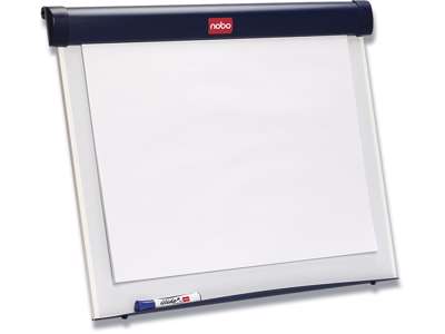 Flipover, Bordmodel, 71x51 cm, Lakeret magnetisk whiteboardplade, Nobo Barracuda 