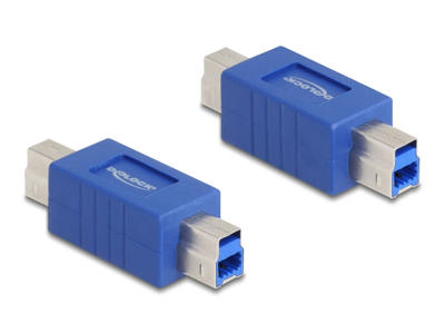 DeLOCK 67227 kabel kønsskifter USB Type-B Blå