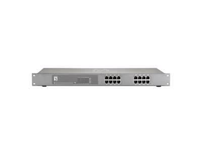 LevelOne FEP-1612W120 netværksswitch Fast Ethernet (10/100) Strøm over Ethernet (PoE) Grå