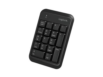 LogiLink ID0201 numerisk tastatur Laptop Bluetooth Sort