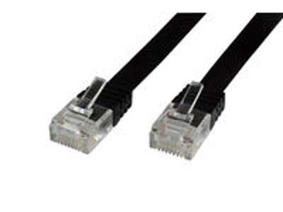 Microconnect V-UTP601S-FLAT netværkskabel Sort 1 m Cat6 U/UTP (UTP)