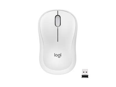 Logitech M220 Silent Wireless Mouse, Off-white