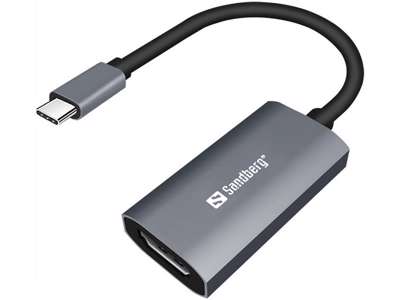 Sandberg 136-36 USB grafisk adapter Grå