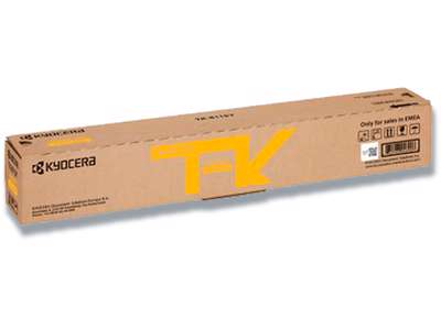 Toner, TK-8115Y, Yellow-gul, 6.000 sider, Kyocera 