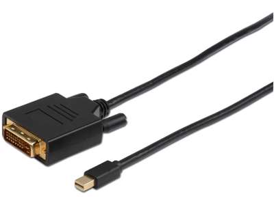 Microconnect MDPDVI2B videokabel adapter 2 m Mini DisplayPort DVI-D Sort