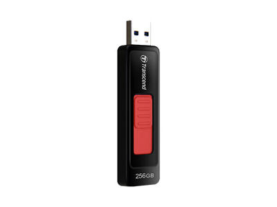 Transcend JetFlash 760 USB-nøgle 256 GB USB Type-A 3.2 Gen 1 (3.1 Gen 1) Sort, Rød