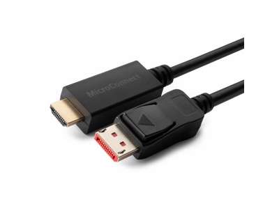 Microconnect MC-DP-HDMI-1504K videokabel adapter 1,5 m DisplayPort Sort