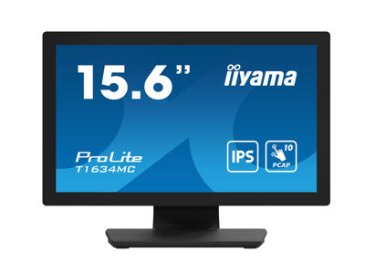 iiyama ProLite T1634MC-B1S computerskærm 39,6 cm (15.6") 1920 x 1080 pixel Fuld HD LED Berøringsskærm Sort