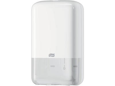 Toiletpapirdispenser, Til ark, Et ark ad gangen, Hvid, Tork Elevation Design T3