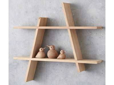 A-Shelf, Large, 78x12x67 cm, Oak, Andersen