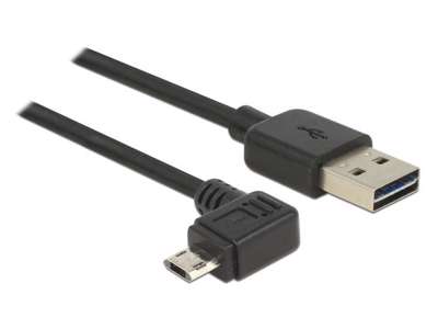 DeLOCK 83854 USB-kabel USB 2.0 3 m USB A Micro-USB B Sort