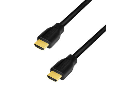 LogiLink CH0100 HDMI-kabel 1 m HDMI Type A (Standard) Sort