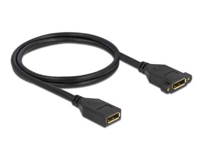 DeLOCK 87100 DisplayPort kabel 1 m Sort