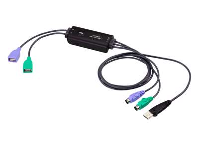 ATEN CV10KM KVM-kabel Sort 0,8 m