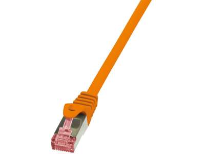 LogiLink Cat.6 S/FTP, 3m netværkskabel Orange Cat6 S/FTP (S-STP)