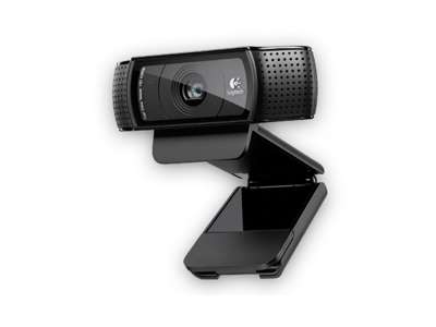 Logitech C920 HD Pro Webcam, Black