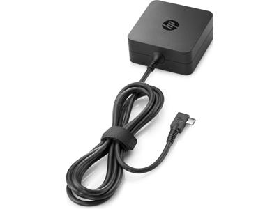 HP 45W USB Type-C AC strømadapter og vekselret Indendørs Sort