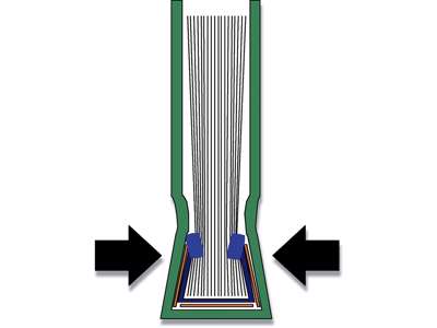 Indbindings skinneomslag, 17.5 mm, A4, Blå, Leitz ImpressBind 