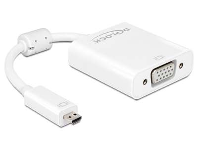 DeLOCK 65557 USB grafisk adapter 1920 x 1080 pixel Hvid