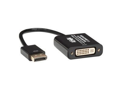 Tripp Lite P134-06N-DVI-V2 videokabel adapter 0,15 m DisplayPort DVI-I Sort