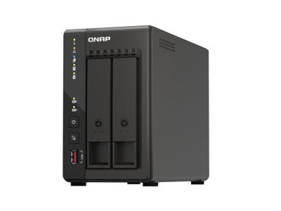 QNAP TS-253E NAS Tower Intel® Celeron® J6412 8 GB 8 TB HDD QNAP Turbo System Sort