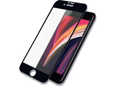 Skærmbeskyttelse, iPhone SE 2020/iPhone 8/iPhone 7/iPhone 6S/iPhone, Sort, 1 stk, PanzerGlass Case Friendly 