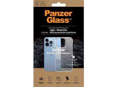 Cover, iPhone 13/13 Pro, Case, Transparant, PanzerGlass Antibacterial - HardCase 