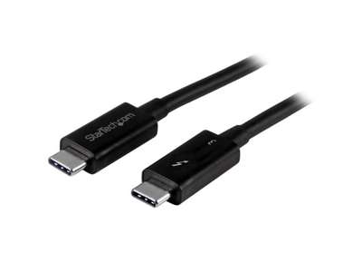 StarTech.com TBLT34MM50CM Thunderbolt kabel 0,5 m 40 Gbit/sek. Sort