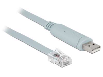 DeLOCK 63920 serielkabel Grå 0,5 m USB 2.0 Type-A RJ45