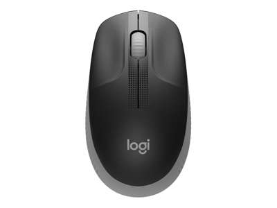 Logitech M190 Full-size wireless mouse, Mid Grey