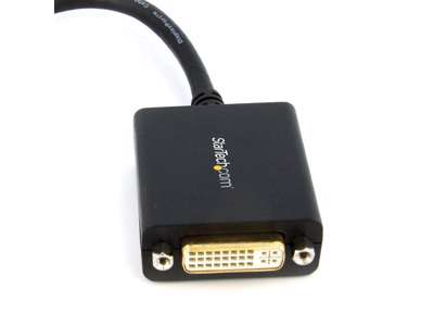 StarTech.com DP2DVI2 videokabel adapter 0,152 m DisplayPort DVI-I Sort