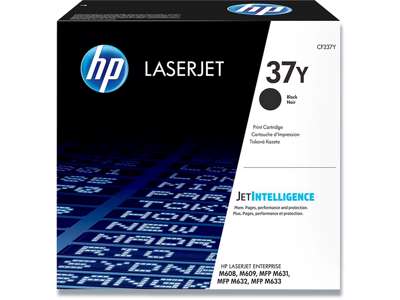 Toner, 37Y, Black-sort, 41.000 sider, HP CF237Y