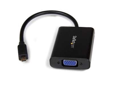 StarTech.com MCHD2VGAA2 videokabel adapter Sort