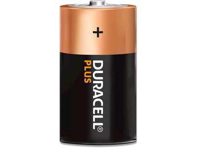 Batteri, D, 1.5 V, 2 stk, Duracell Plus Power