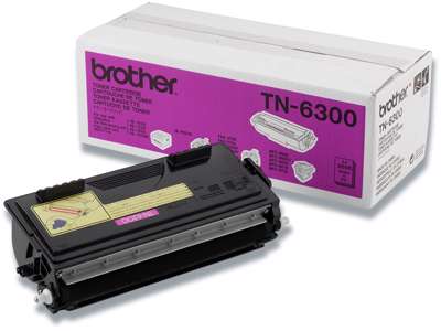 Toner, TN6300, Black-sort, 3.000 sider, Brother 