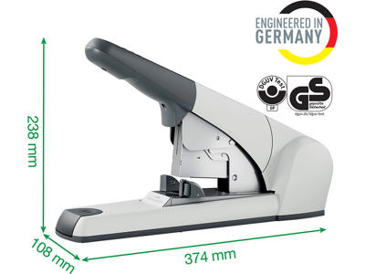 Blokhæfter, 120 ark, Hvid, Klamme 23/15XL, Leitz Heavy Duty 5553