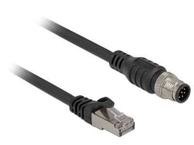 DeLOCK 84922 netværkskabel Sort 1 m Cat5e S/FTP (S-STP)