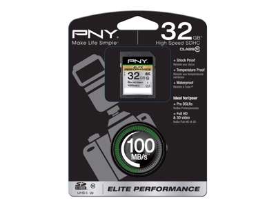 PNY Elite Performance 32 GB SDHC Klasse 10