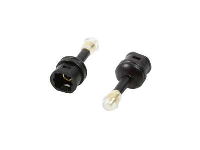 LogiLink CA1014 kabel kønsskifter Toslink 3.5 mm Mini Toslink Sort