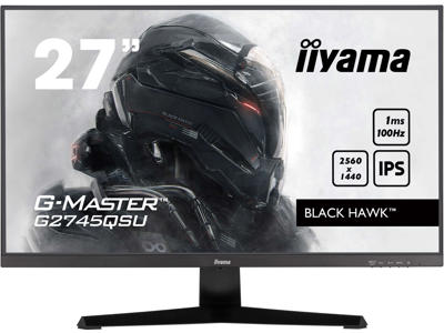 iiyama G-MASTER G2745QSU-B2 computerskærm 68,6 cm (27") 2560 x 1440 pixel Wide Quad HD LED Sort