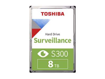 Toshiba S300 Surveillance harddisk 8 TB 7200 rpm 256 MB 3.5" Serial ATA III