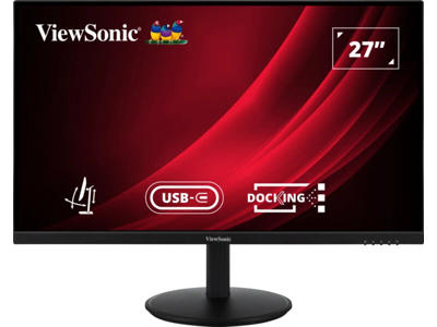 Viewsonic VG Series VG2709U-2K computerskærm 68,6 cm (27") 2560 x 1440 pixel Quad HD LED Sort