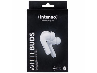 Intenso White Buds T302A Hovedtelefoner True Wireless Stereo (TWS) I ørerne Opkald/Musik/Sport/Hverdag USB Type-C Bluetooth Hvid