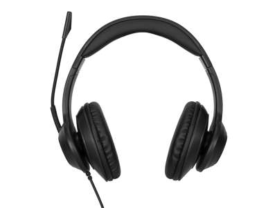 Targus AEH102GL hovedtelefoner/headset Ledningsført Opkald/musik USB Type-A Sort