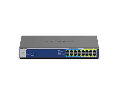 NETGEAR GS516UP Ikke administreret Gigabit Ethernet (10/100/1000) Strøm over Ethernet (PoE) Grå