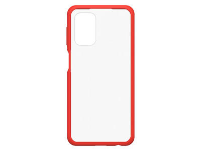 OtterBox React mobiltelefon etui 16,5 cm (6.5") Cover Rød, Transparent