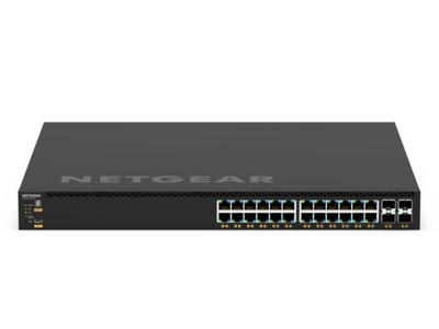 NETGEAR GSM4328-100AJS Administreret L3 Gigabit Ethernet (10/100/1000) Strøm over Ethernet (PoE) 1U Sort